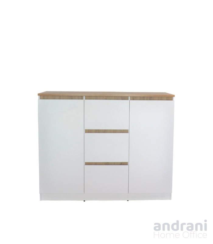 Comodă cu 3 sertare și 2 uși