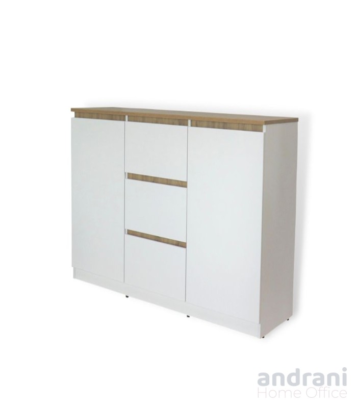 Comodă cu 3 sertare și 2 uși