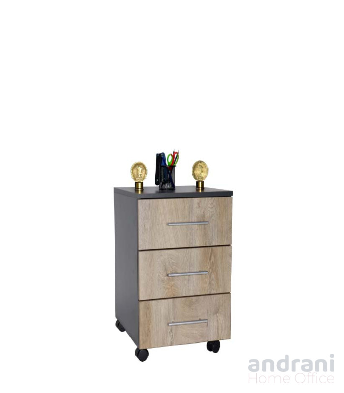 Comodă birou cu 3 sertare