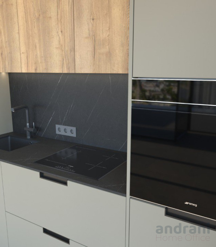 BUCĂTĂRIE DE SERIE — COMPACT WOOD HOME