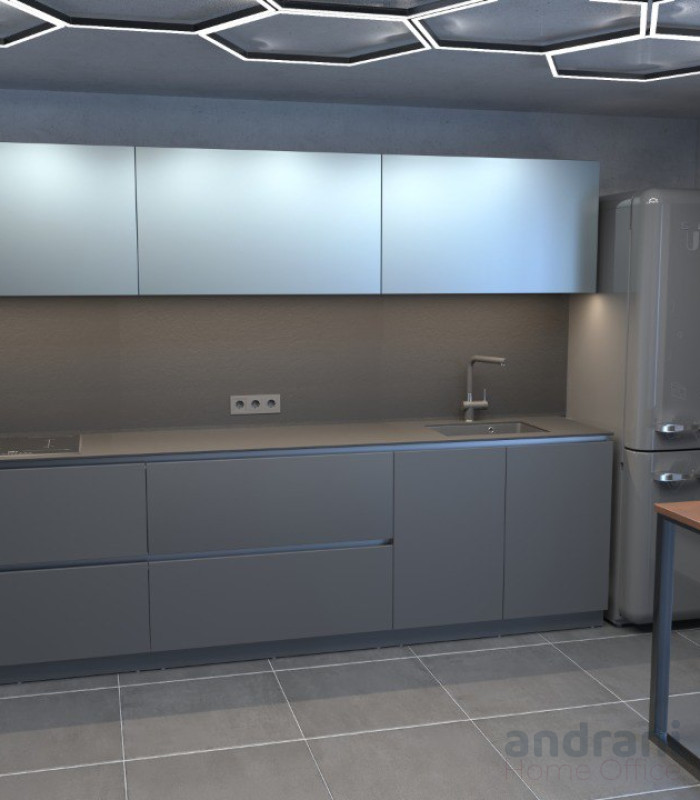 BUCĂTĂRIE DE SERIE — METALIC GRAY HOME