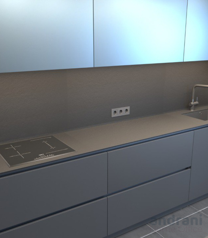 BUCĂTĂRIE DE SERIE — METALIC GRAY HOME