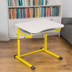 Banca școlară individuală ergonomic ovală