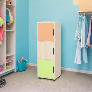 Dulap pentru copii cu 3 compartimente