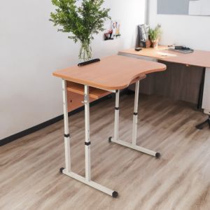 Banca școlară individuală pe cadru pătrat