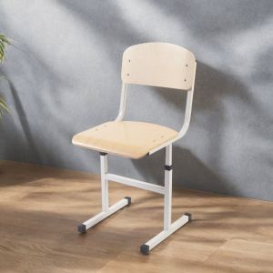 Scaun școlar reglabil cu carcasă pătrată