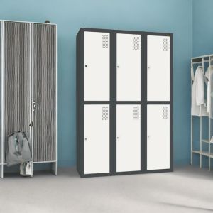 Vestiar cu 3 secții și 6 compartimente